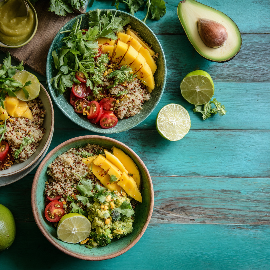 Tacos saludables coloridos